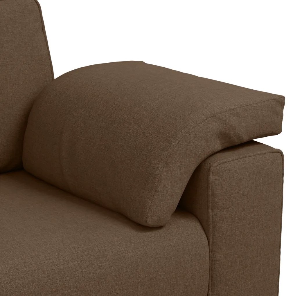 Kétfős Kanapé Barna 120 cm Szövet