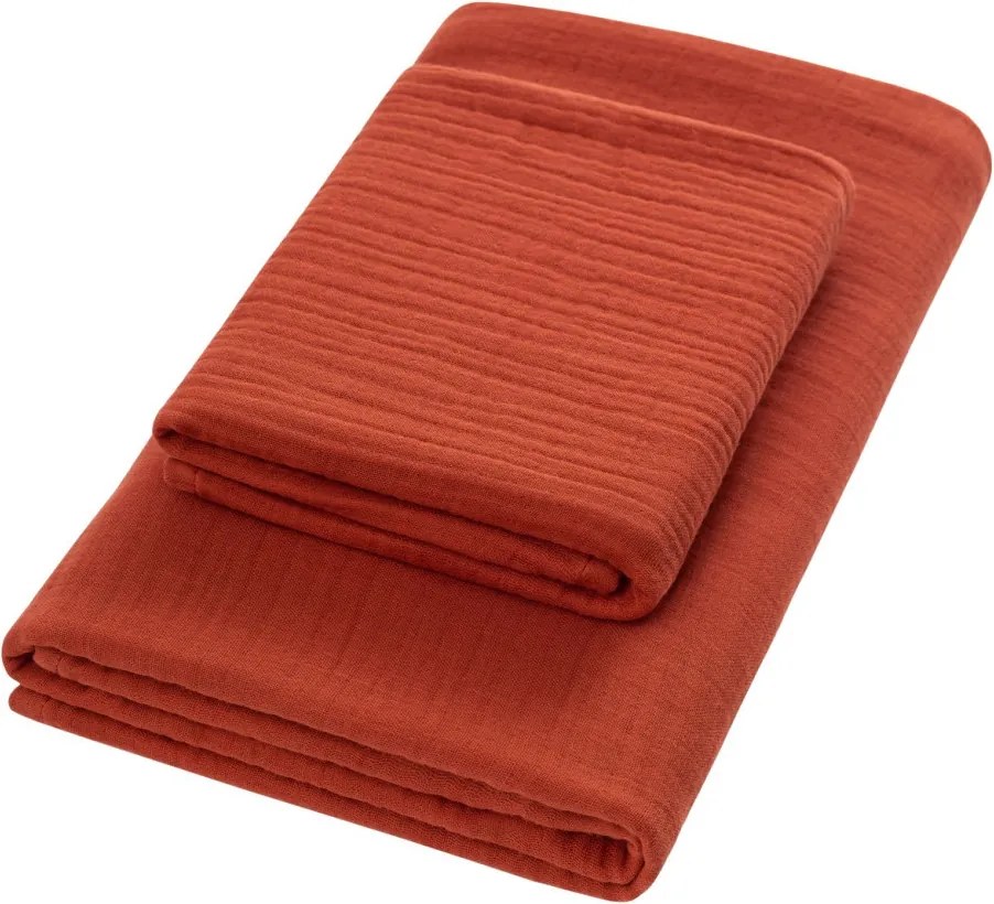 Muslin - Tile Red