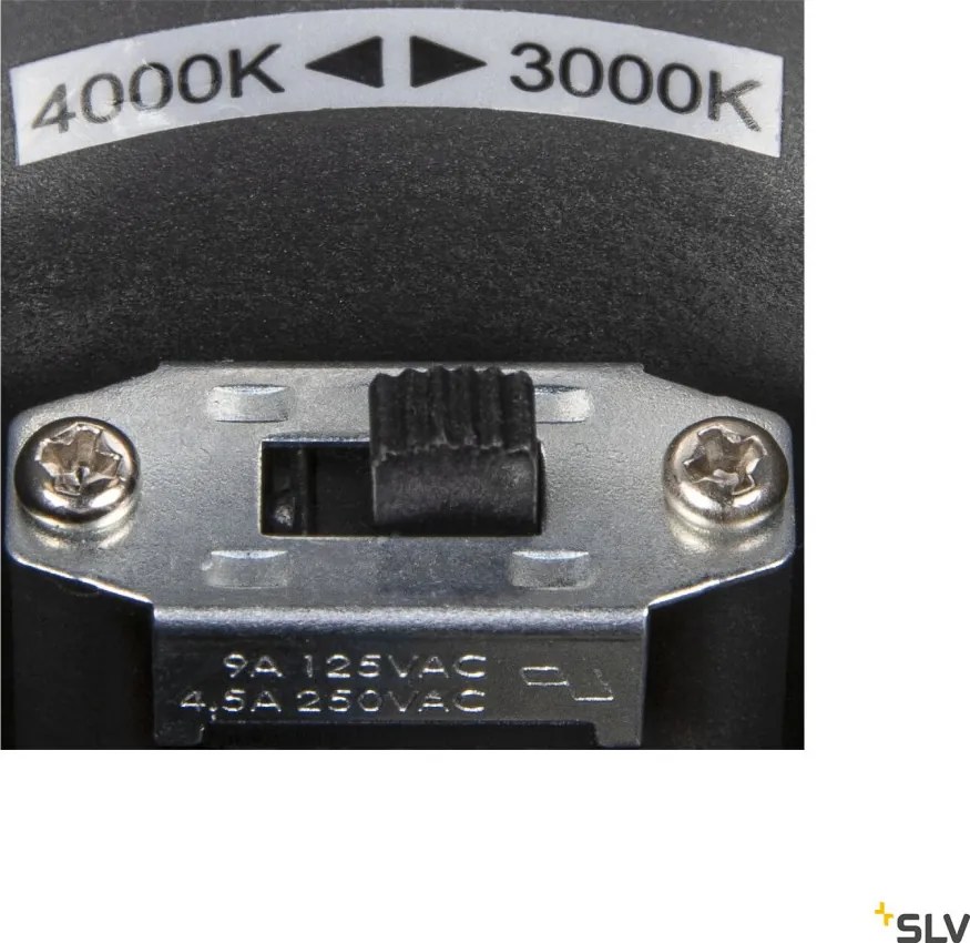 SLV 1004678 OVALISK Modern Kültéri Fali Lámpa Antracit LED IP65