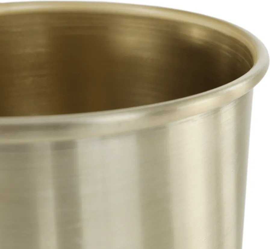 Virágtartó, fekete/arany, JUDE TYP 2