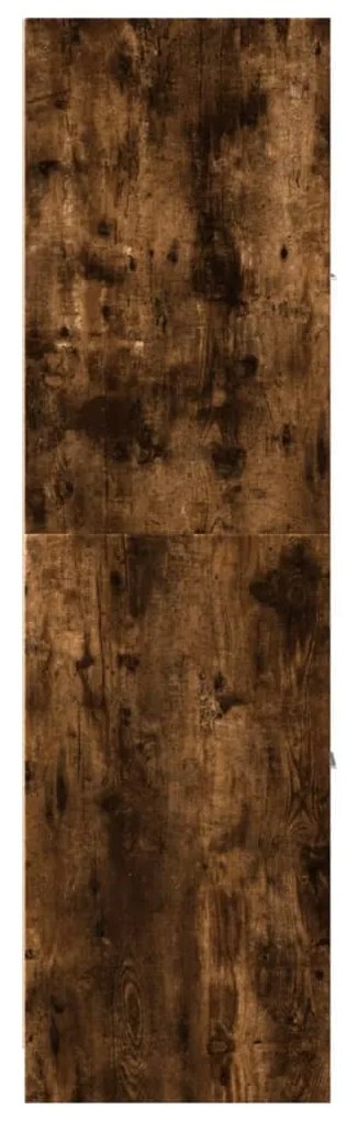 füstös tölgy színű szerelt fa patikaszekrény 40 x 41 x 144,5 cm