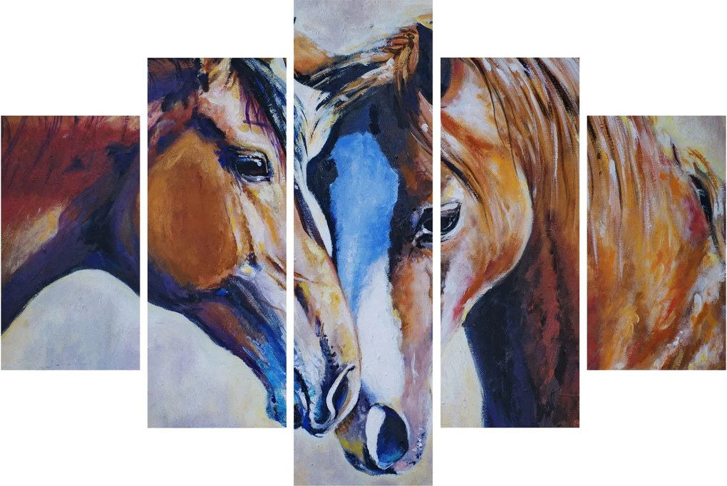 Kép - szerelmes lovak (150x105 cm)