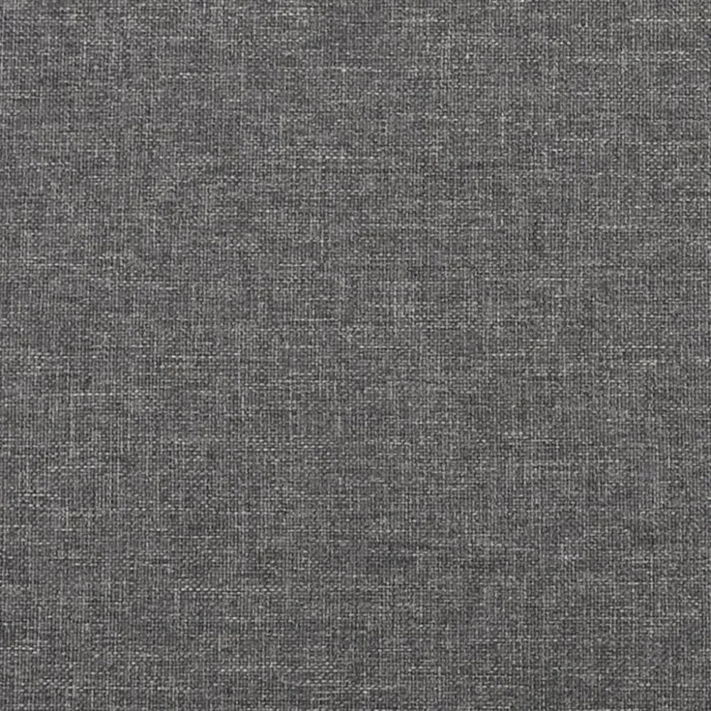 világosszürke szövet és műbőr lábzsámoly 45x29,5x35 cm