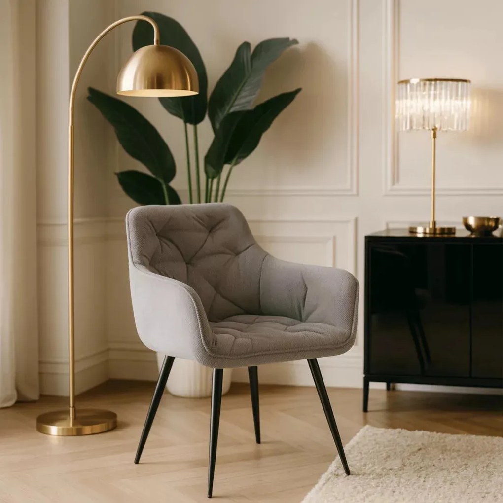 Szürke Szövet Étkezőszék. MODESTO Belföldi Raktárról