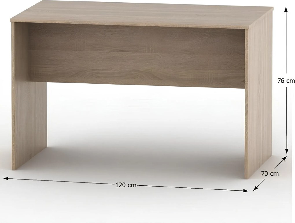 Tárgyalóasztal, tölgy sonoma, TEMPO ASISTENT NEW 021 ZA