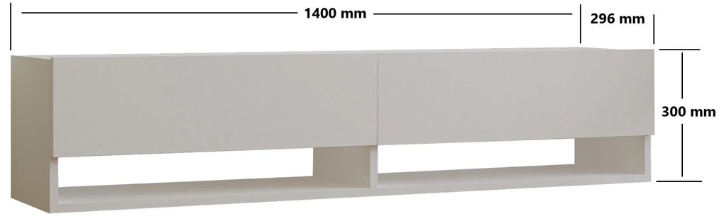 TV asztal/szekrény Agro (fehér). 1088947