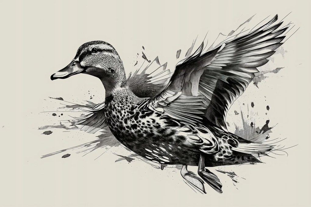 Poszter 30x20cm Grácia Kacsák repülés közben