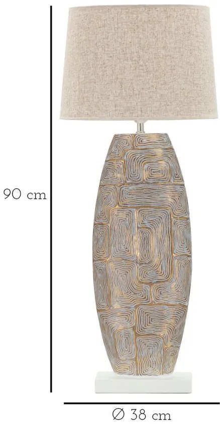 Asztali lámpa eclips torony ø 38x90cm