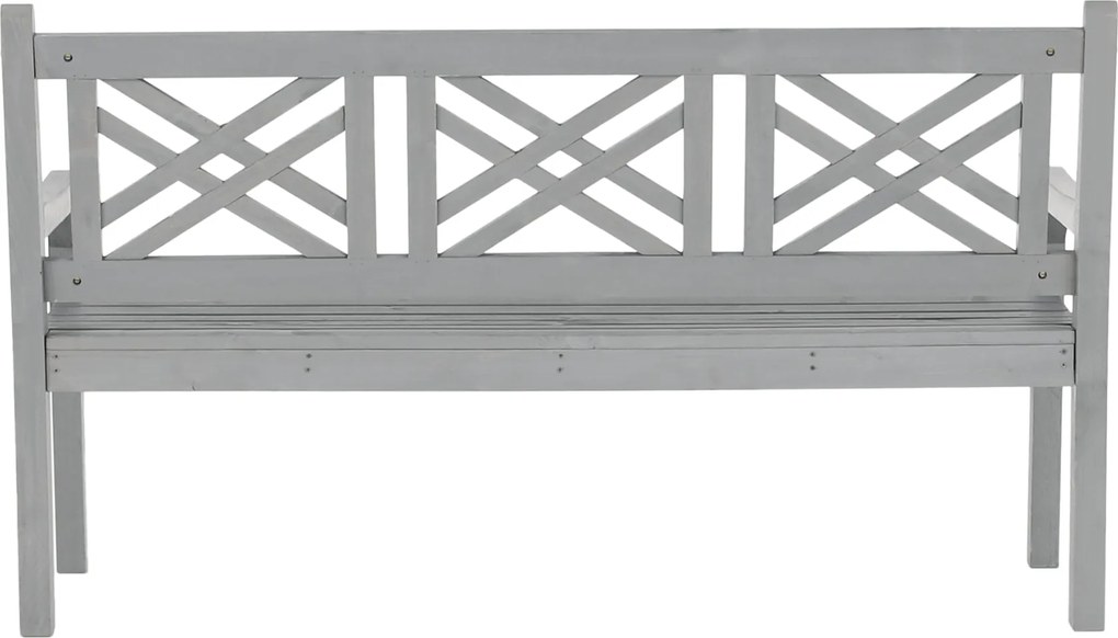 Fából készült kerti pad, szürke, 150 cm, FABLA