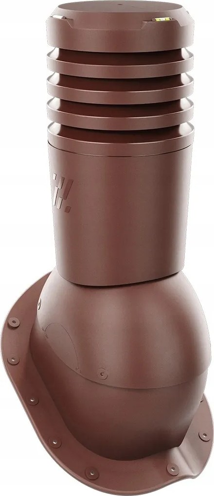 125-ES Ventillátoros Kandalló 8017-AS Barna Cserépkályhához