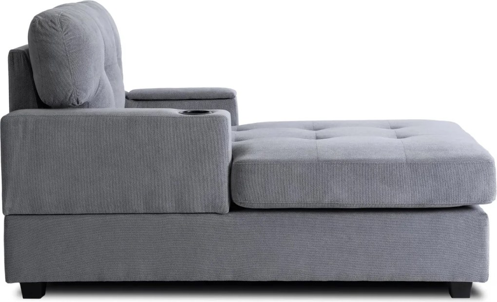 Pihenőfotel szürke színben NEO