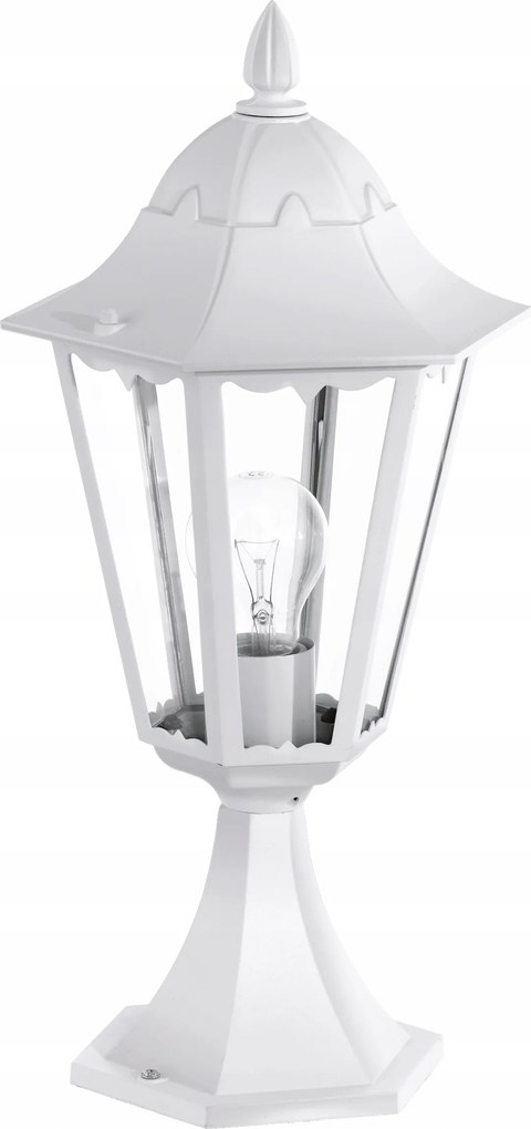 Kültéri lámpa kerti oszlop Eglo E27 47 cm fehér