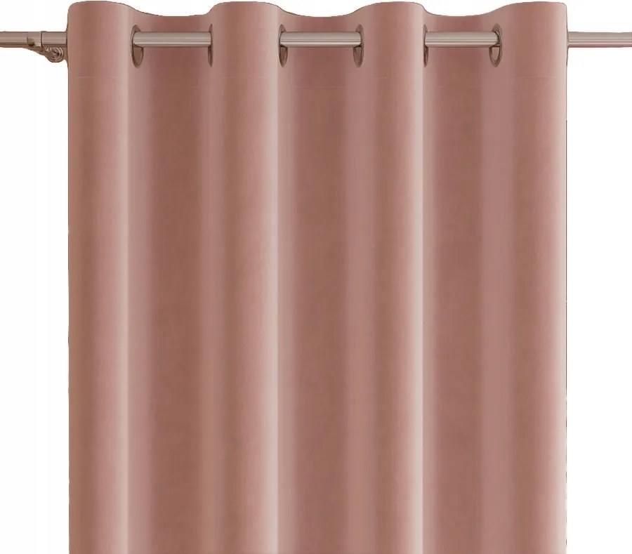 Velvi kész függöny 140x230 púderszínű