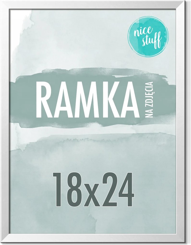 Képkeret 18x24 B5 Képkeret 24x18 Mdf Ezüst