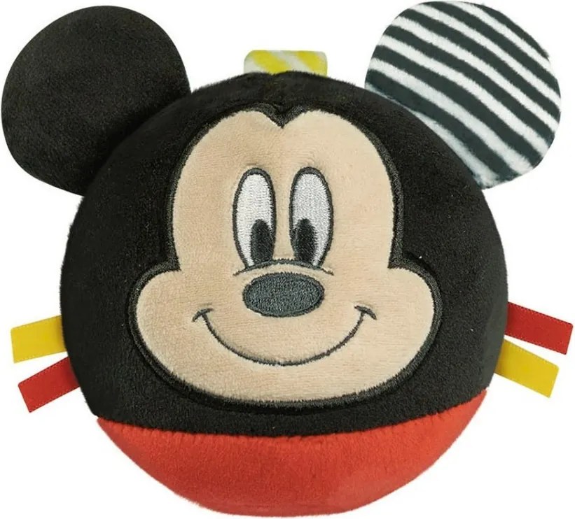 Disney Mickey Round plüss labdafigura, baba csörgő Clementoni
