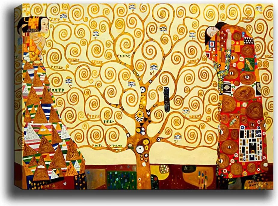 Kanvas Tablo 272 Gustav Klimt vászonkép, 50 x 70 cm