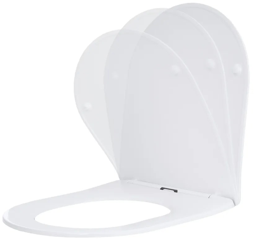 Gamma Magro, WC ülőke 438x361mm duroplasztból, lassan záródó, fehér, GMA-MAGRO