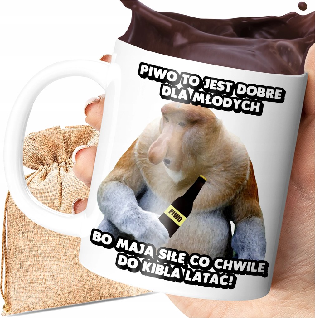 Bögre Vicces Janusz Orrszarvú Ajándék Nyomtatott Kolléga Sör