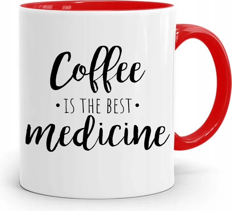 Barista Kávézó Bögre Piros, fényképes nyomattal