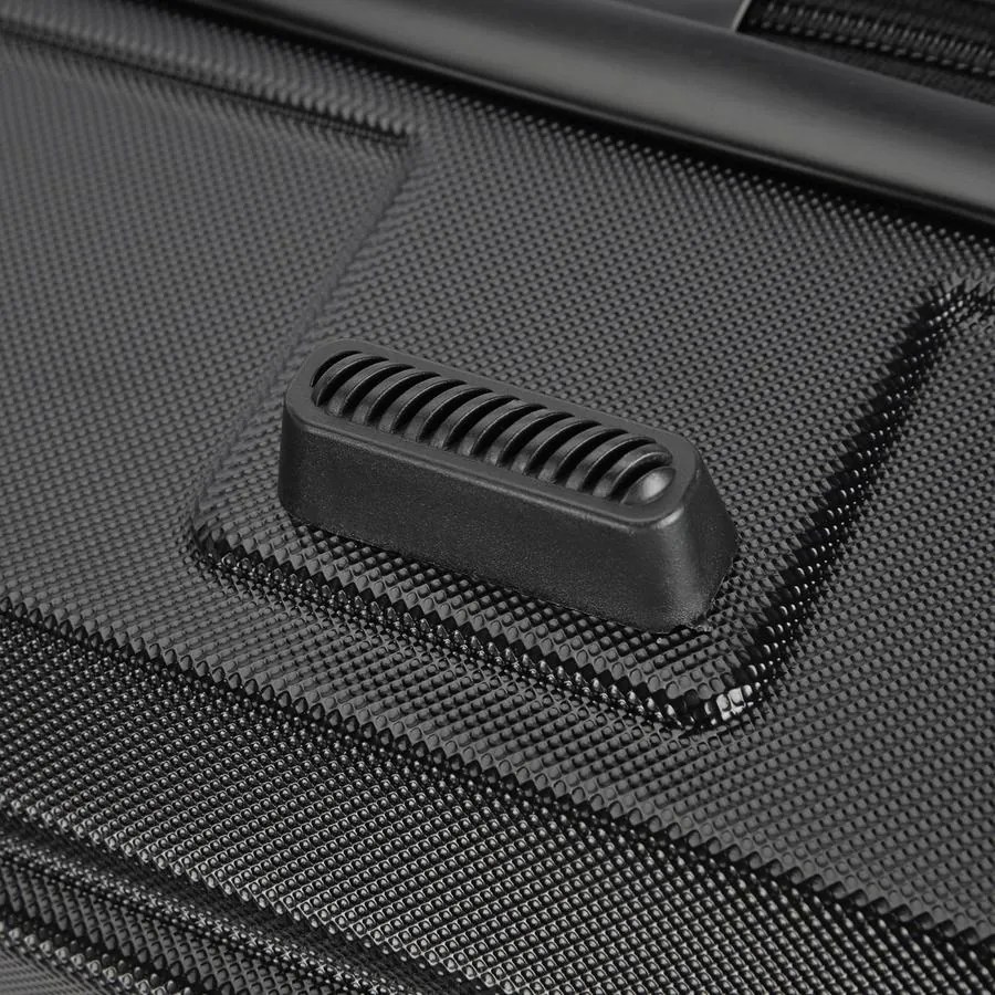 BONTOUR “SPINNER” Nagy Duplakerekes Gurulós bőrönd, 76x50,5x29,5 cm, Fekete