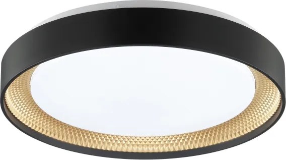 Brilliant - LED dimmelhető mennyezeti lámpatest WALDO LED/24W/230V fekete/arany + távirányító