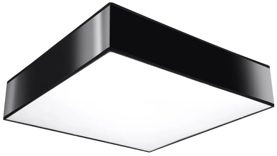 SOLLUX SL-0920 HORUS Négyzetes Mennyezeti Lámpa Fekete E27 IP20