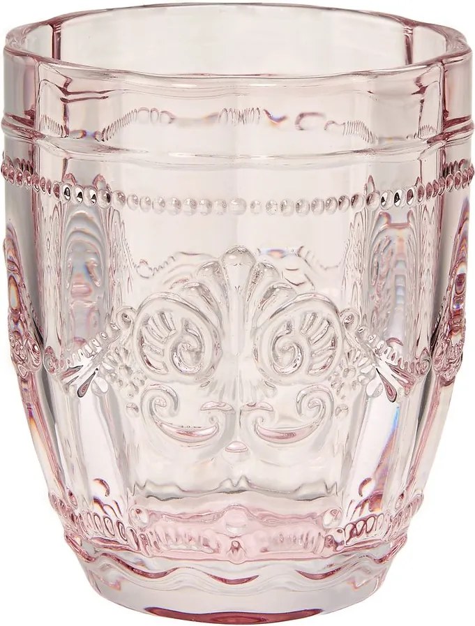 VICTORIAN vizes pohár rózsaszín 250 ml