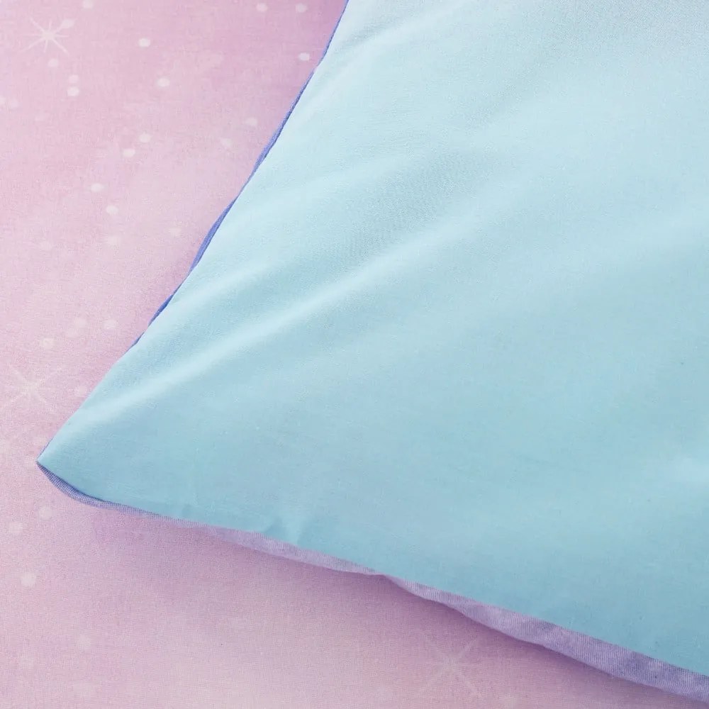 Kék-rózsaszín kétszemélyes gyerek ágyneműhuzat 200x200 cm Ombre Rainbow Clouds – Catherine Lansfield