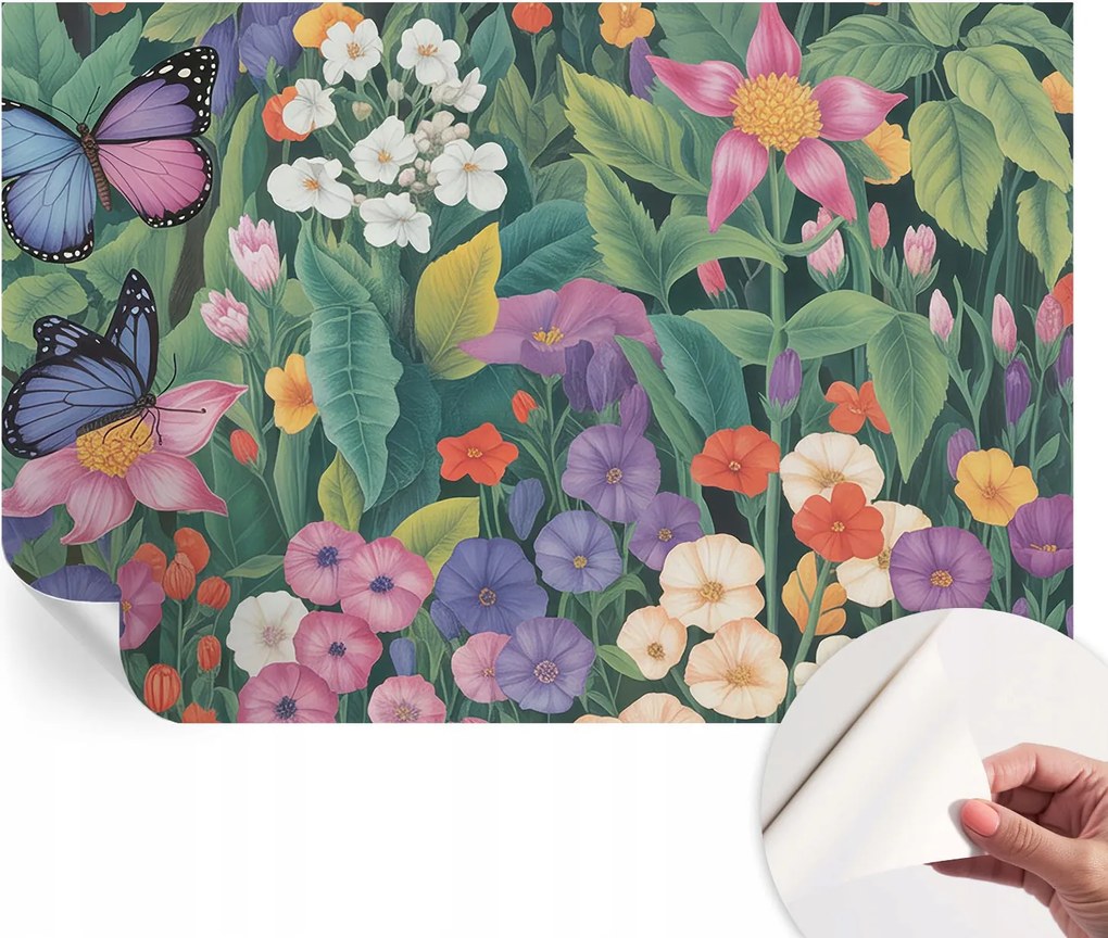 Öntapadós Mosható Fali Fotótapéta Virágos robbanás 104x70 cm