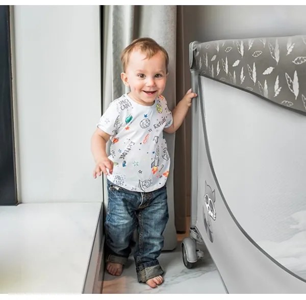 BabyOno - Utazó kiságy BASIC szürke