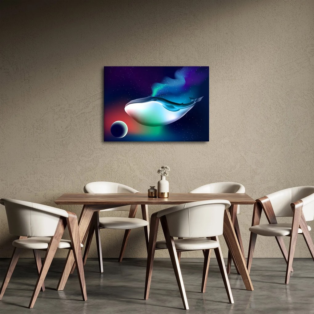 Kép - Egy bálna az űrben (70x50 cm)