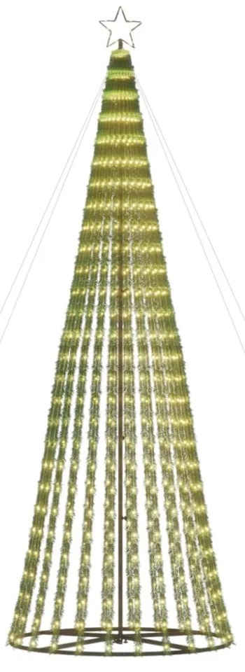 meleg fehér LED karácsonyfa 688 LED 300 cm