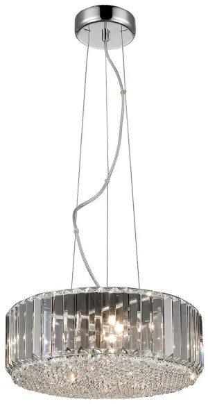 Brilagi - LED Kristály csillár zsinóron GLAMOUR 5xG9/42W/230V