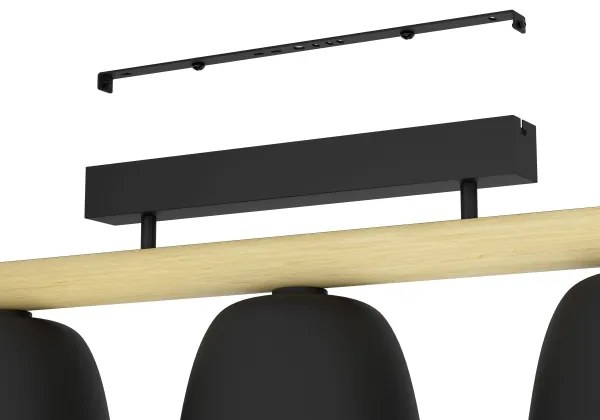 Eglo 43738 - Felületre szerelhető csillár SHERBURN 3xE27/40W/230V