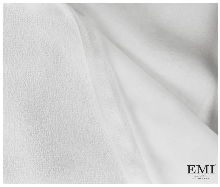 EMI fehér vízálló matrachuzat, 60x120 18 cm