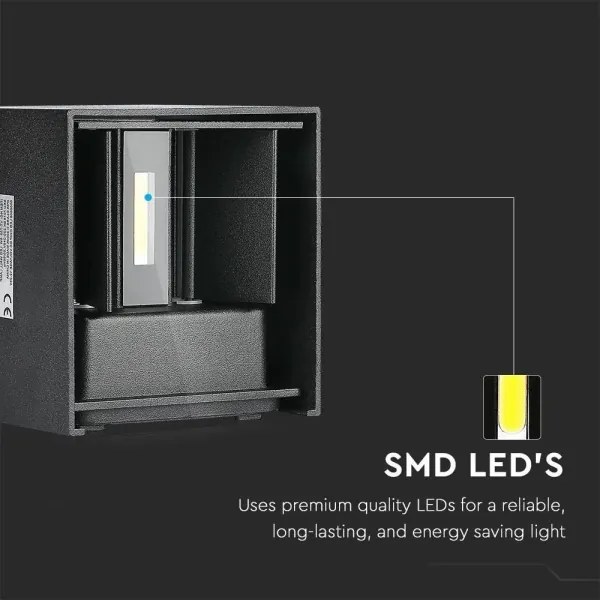 LED Kültéri fali lámpa LED/11W/230V 4000K IP65 fekete