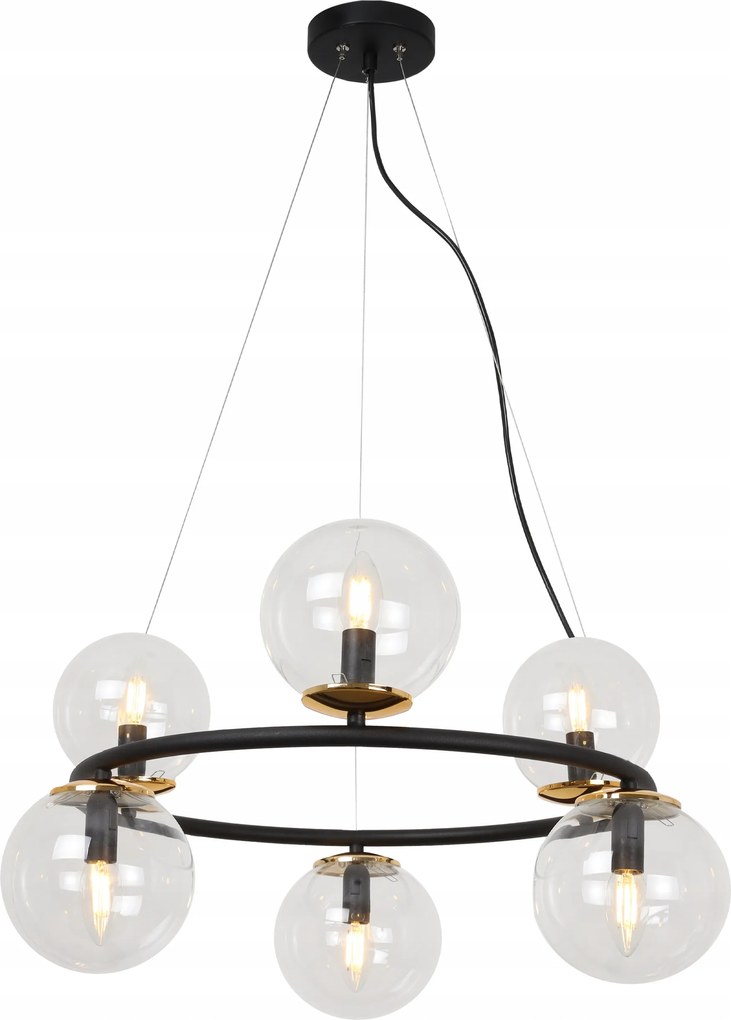 Mennyezeti Lámpa Lógó Loft Csillár Üveg Átlátszó Gömbök A Nappaliba