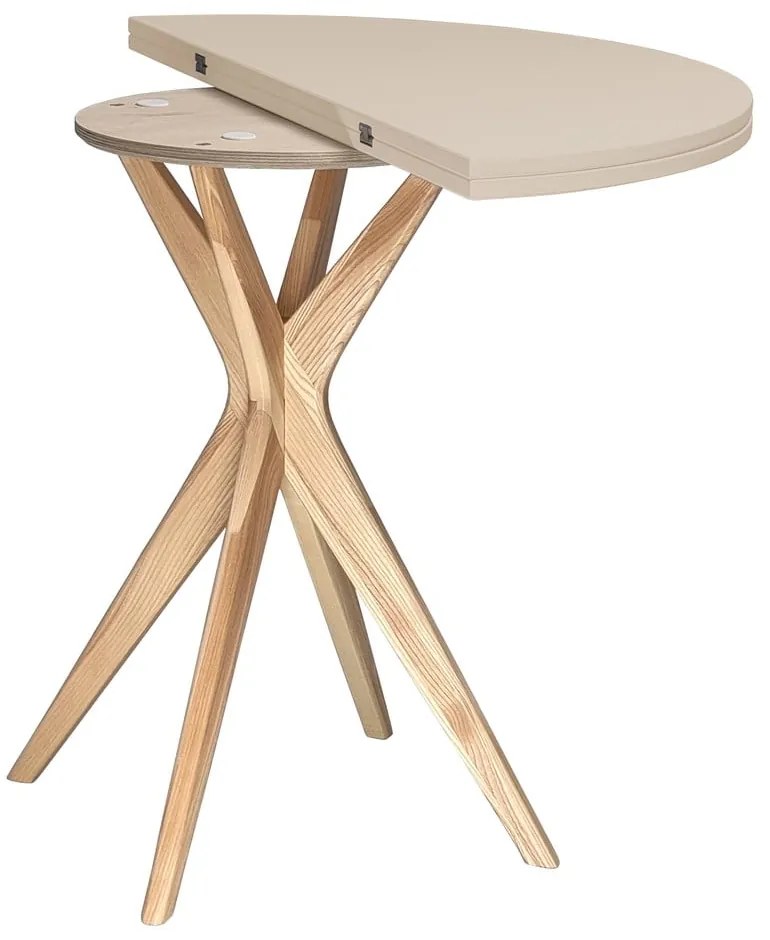 Kerek bővíthető étkezőasztal 45x90 cm Jubi – Ragaba