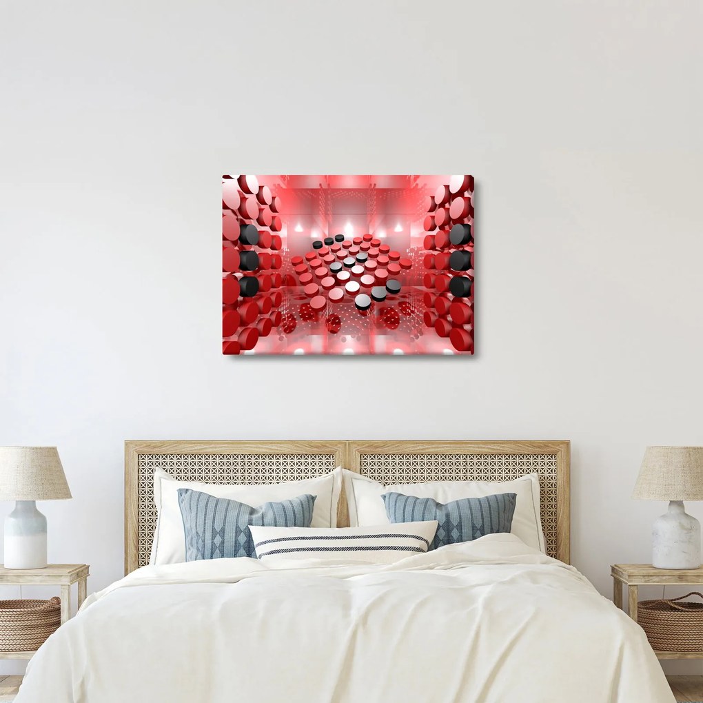 A gomb absztrakció képe (70x50 cm)