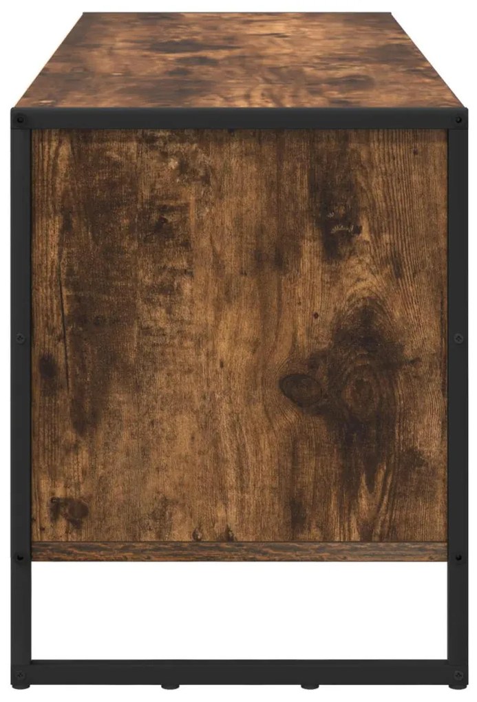 Cipőszekrény tárolóval Füstös tölgy 60 x 35 x 44 cm Faanyag