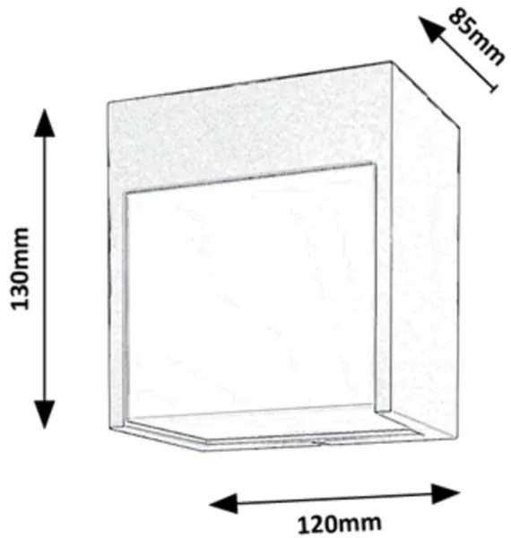 Rabalux 7477 - LED Kültéri fali lámpa BALIMO LED/12W/230V fehér IP54