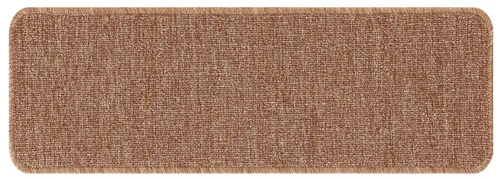 Lépcsőszőnyegek Latex Párnázással Sárga 25x60 cm