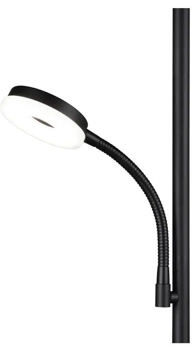 Fekete LED állólámpa (magasság 178 cm) Specter – Trio