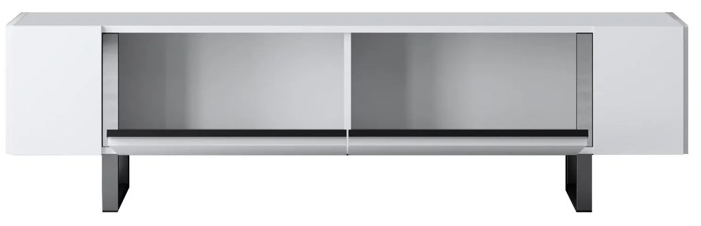 TV szekrény Yildiz - White, Silver