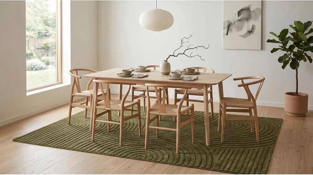 Zöld szőnyeg 200x290 cm Whirl – ESTE