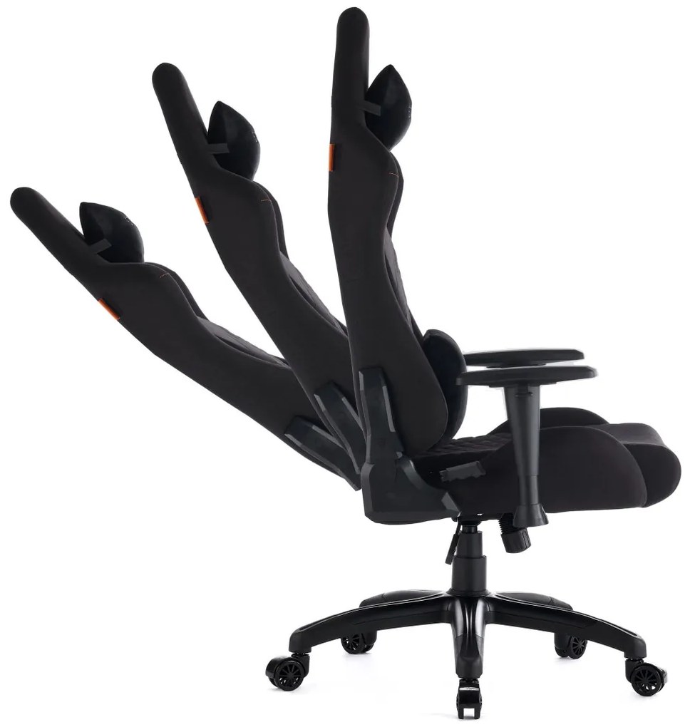 Gamer szék SENSE7 Spellcaster Senshi Edition nagy méret XL fotel, fekete szövet