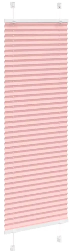 pliszírozott redőny rózsaszín 50x100 cm szövetszélesség 49,4 cm