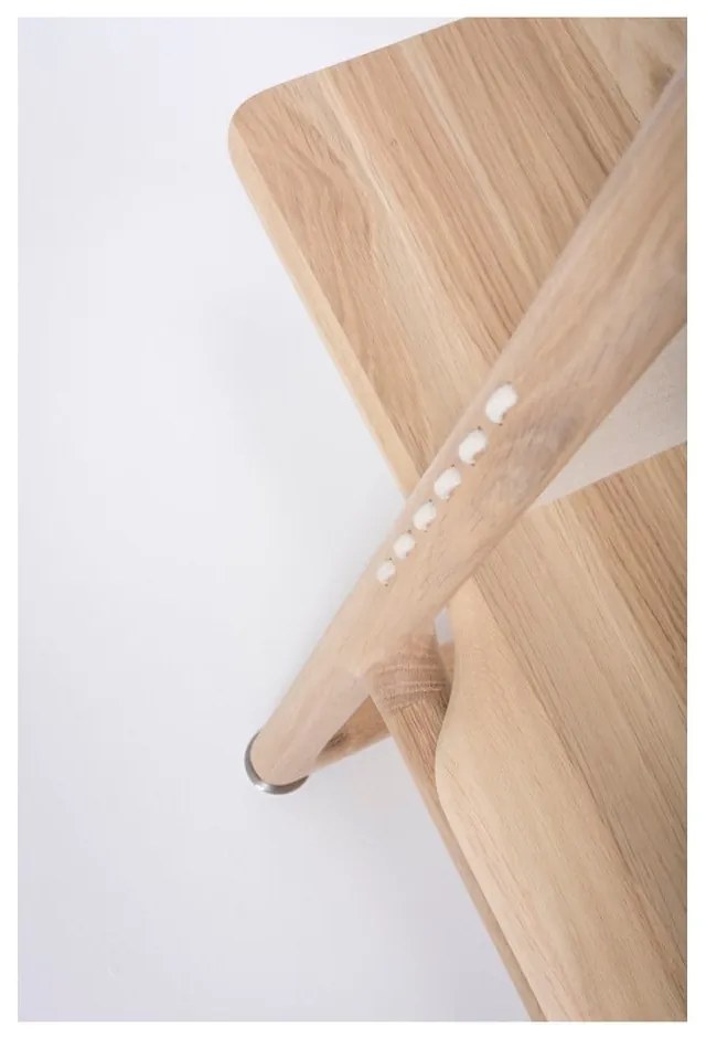 Muse tömör tölgyfa könyvespolc, magassága 216 cm - Gazzda