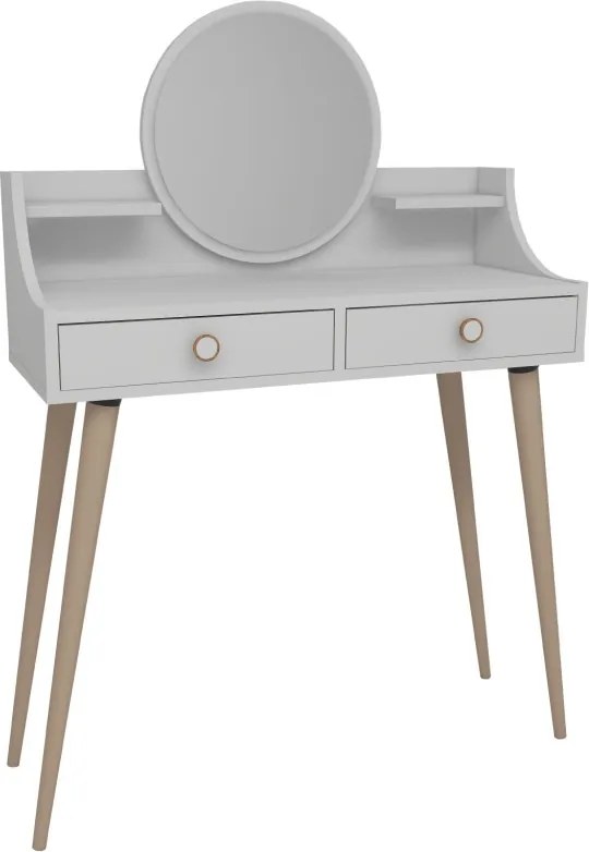 Roys fésülködőasztal, fehér, 90 cm