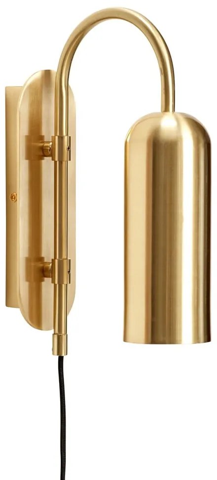 Aranyszínű fali lámpa Zenith – Hübsch